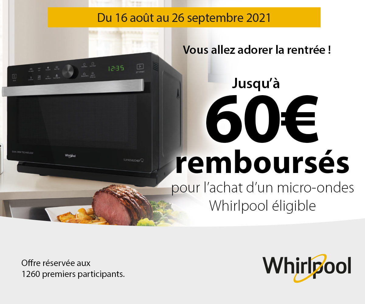 Whirlpool : vous allez adorer la rentrée! Whirlpool : vous allez adorer la rentrée!