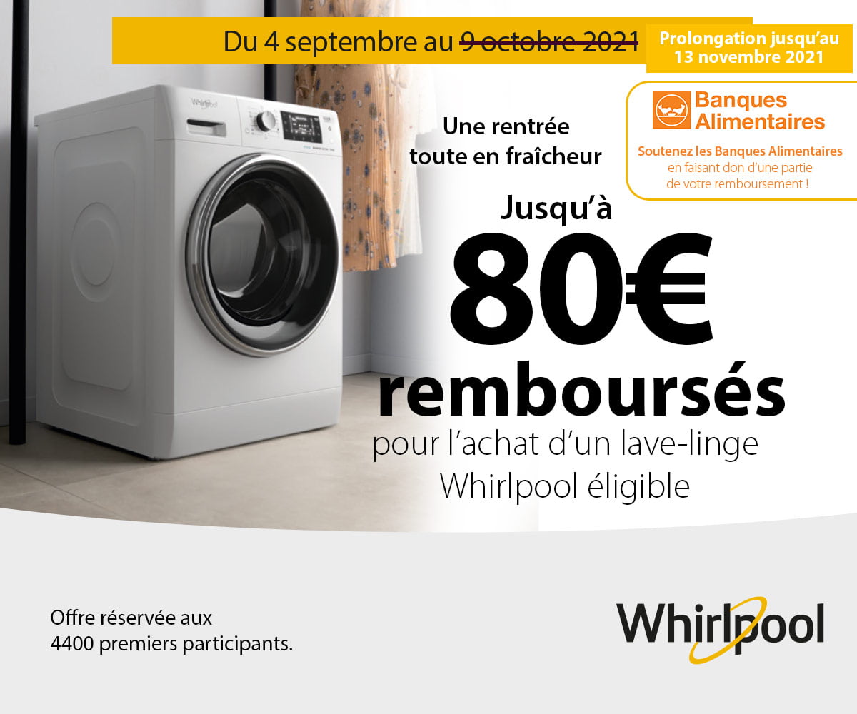 Whirlpool : Une rentrée tout en fraicheur