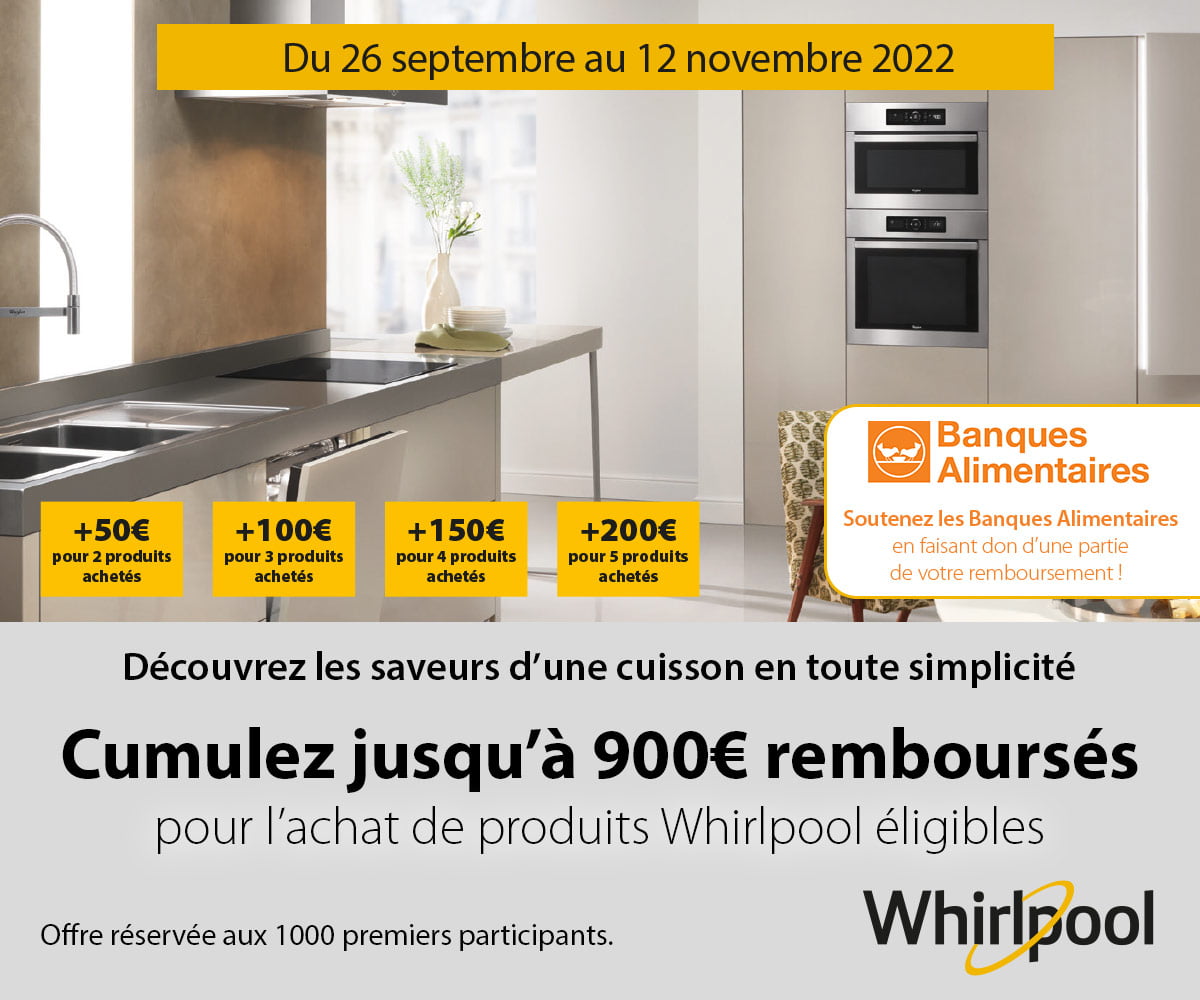 Whirlpool : "Découvrez les saveurs d'une cuisson en toute simplicité Whirlpool : "Découvrez les saveurs d'une cuisson en toute simplicité
