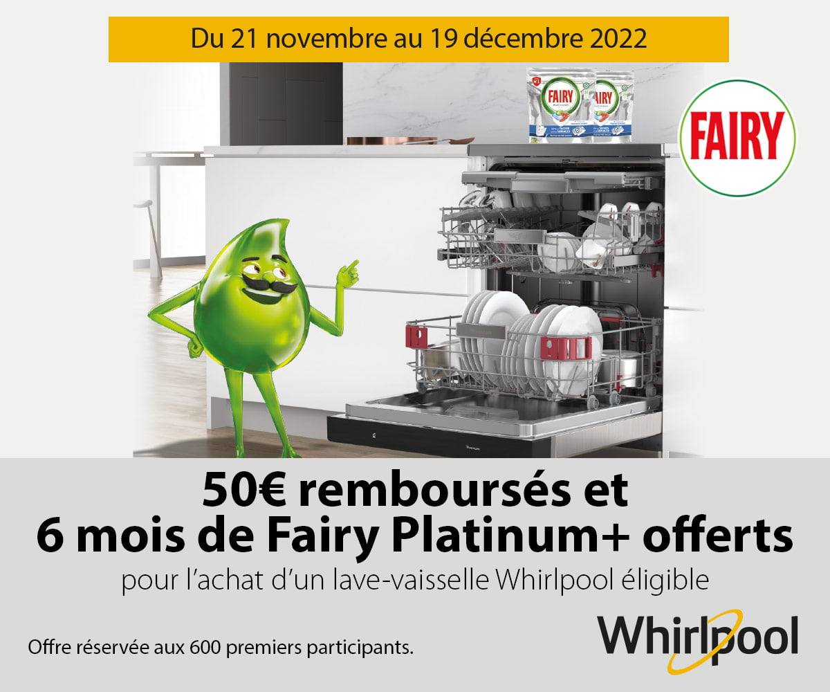 Whirlpool : Partenariat Fairy Whirlpool : Partenariat Fairy