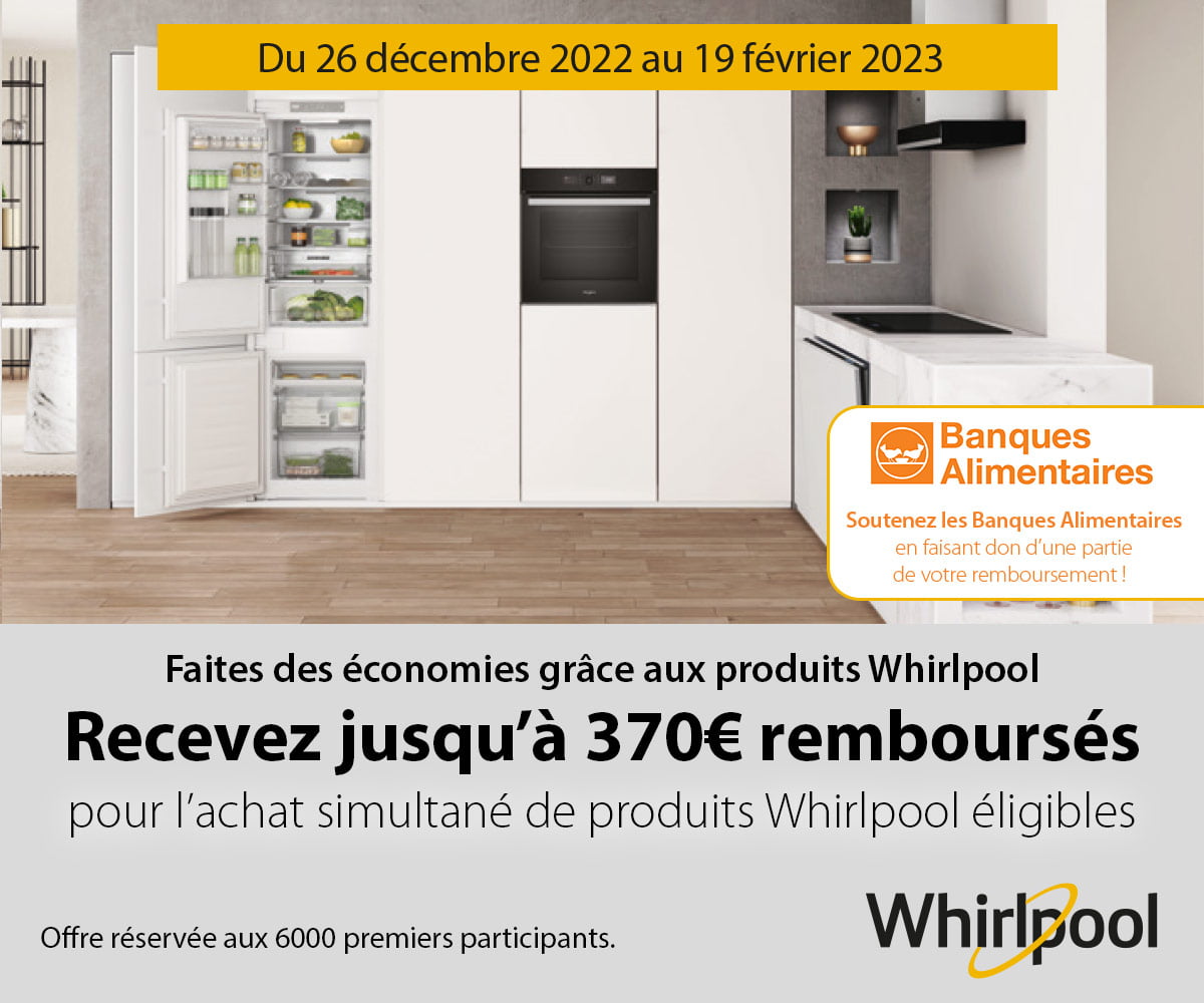 Faites des économies grâce aux produits Whirlpool