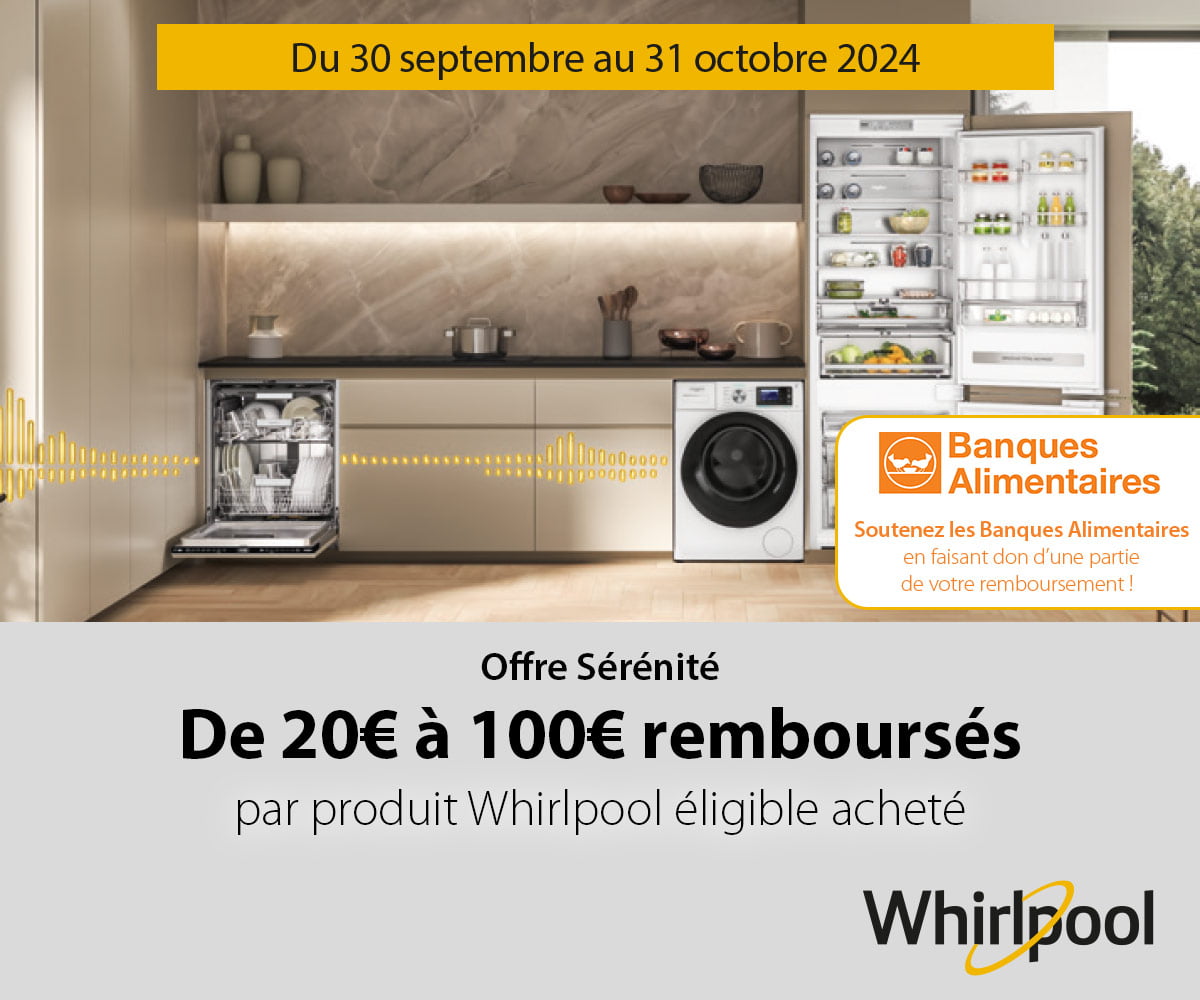 Whirlpool: offre sérénité Whirlpool: offre sérénité