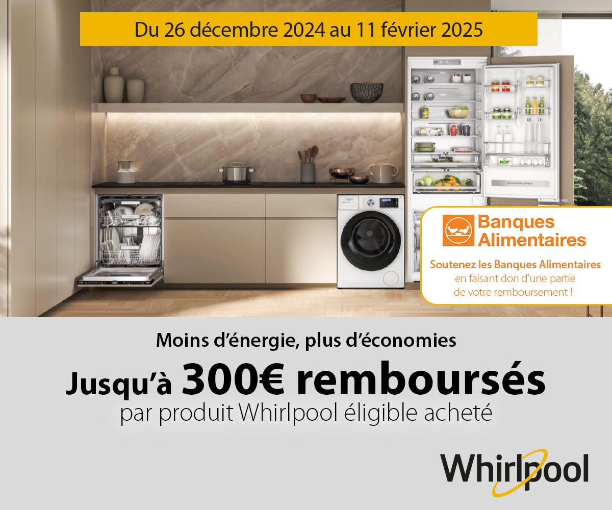 Whirlpool : Moins d'énergie, plus d'économies Whirlpool : Moins d'énergie, plus d'économies